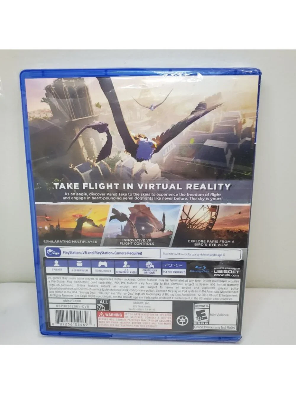 Eagle Flight VR Game Ubisoft Sony Playstation 4 PS4 NEW Rated E 10+